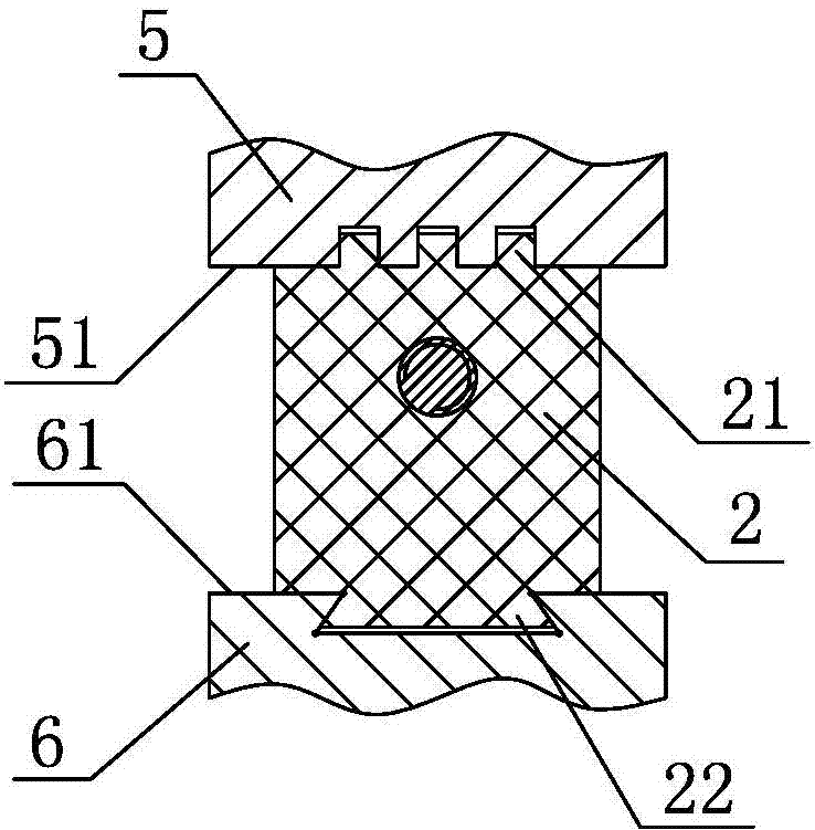 Length adjusting device for link of press machine