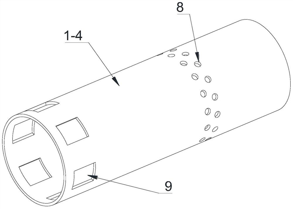 A biomass pyrolysis horizontal converter with a load-bearing sealing structure