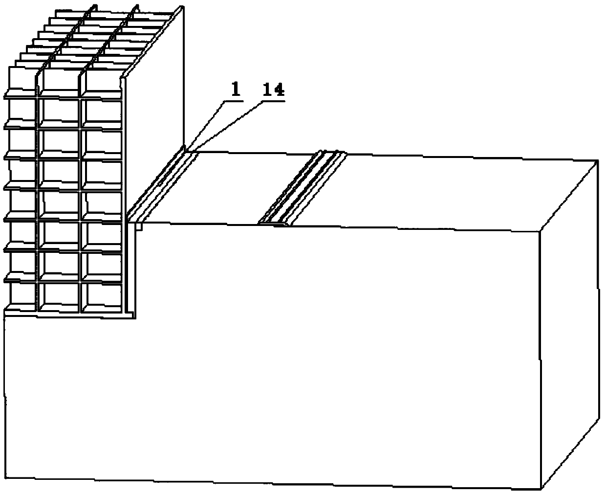 Vibration isolator for building manure tank