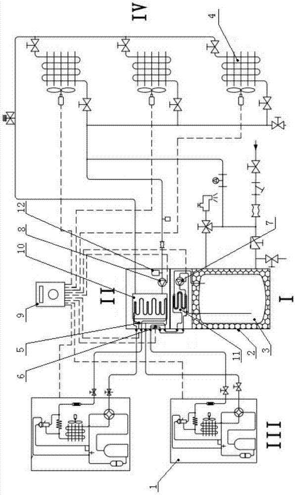 Modular air source heat pump one-machine pleuripotent energy center