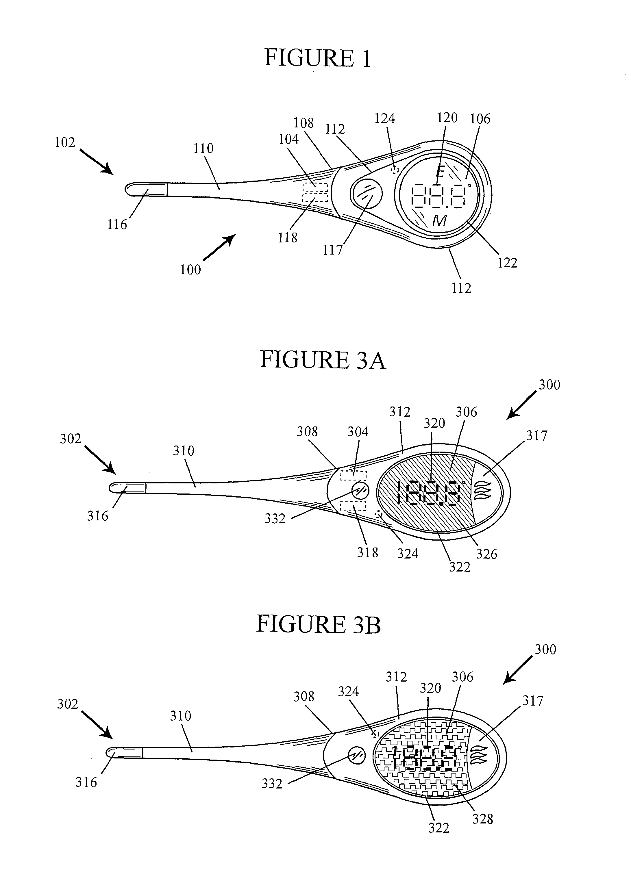 Color changing thermometer