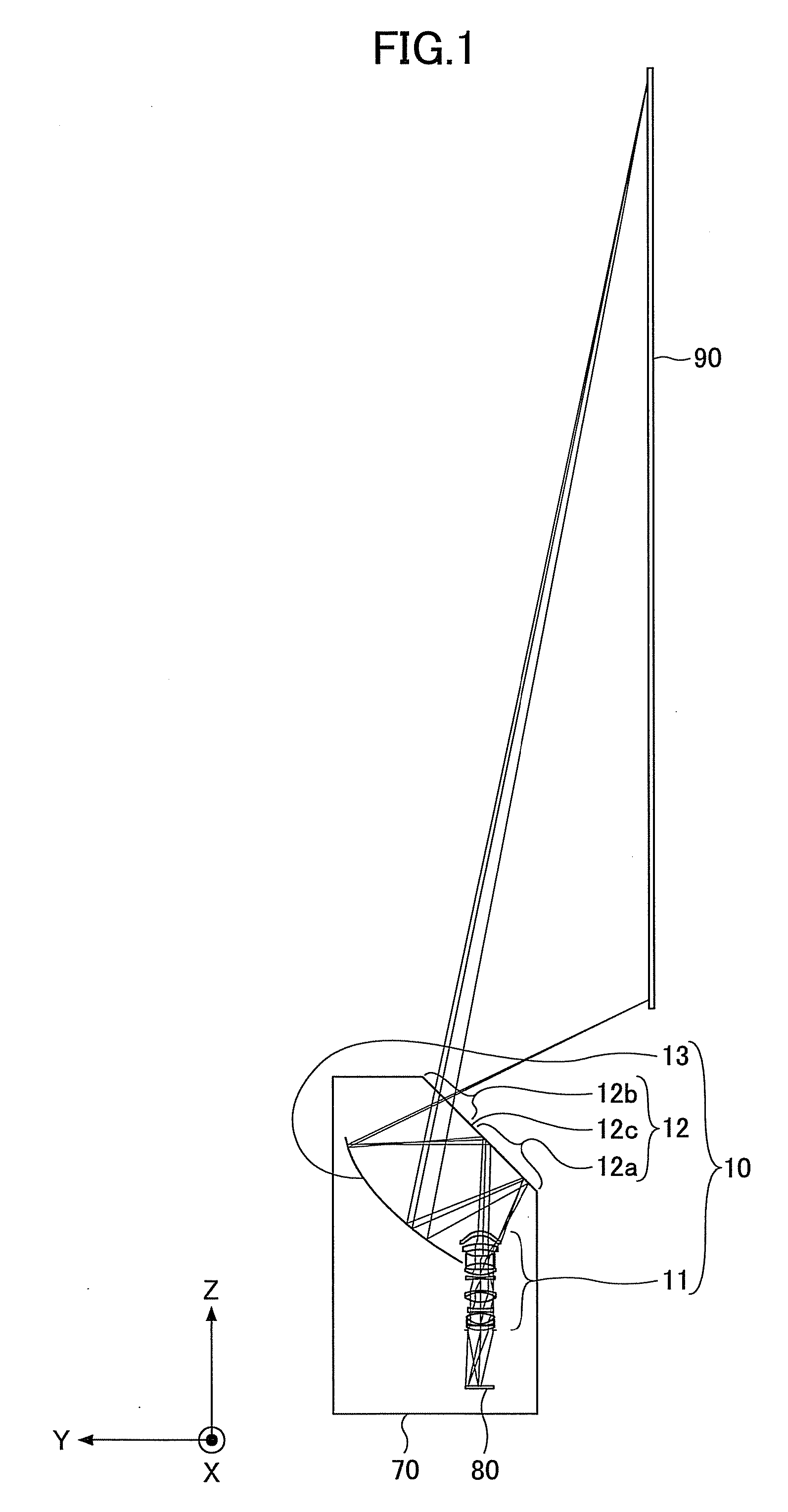 Projection optical system and image projector