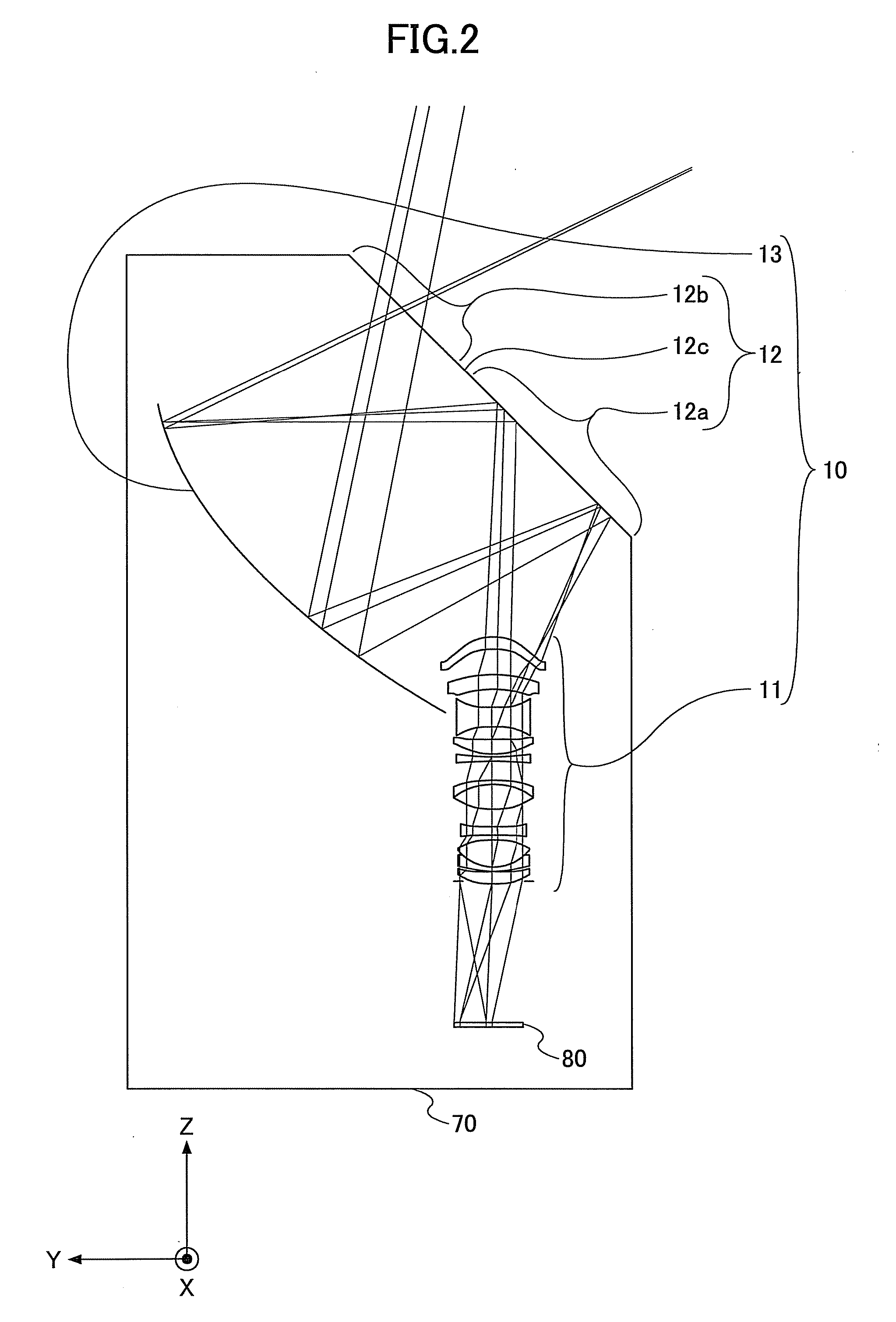 Projection optical system and image projector