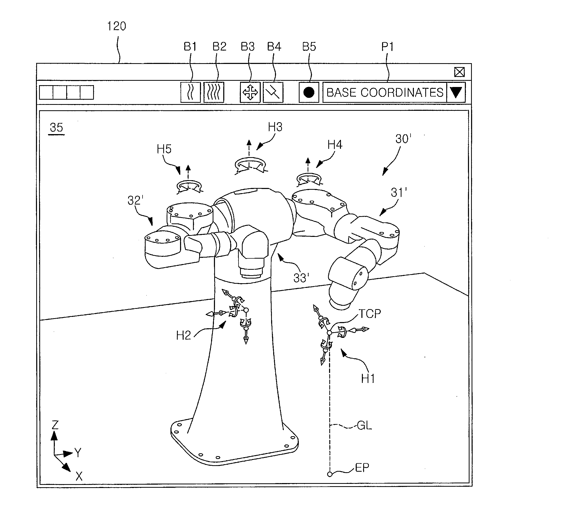 Robot simulator, robot teaching apparatus and robot teaching method