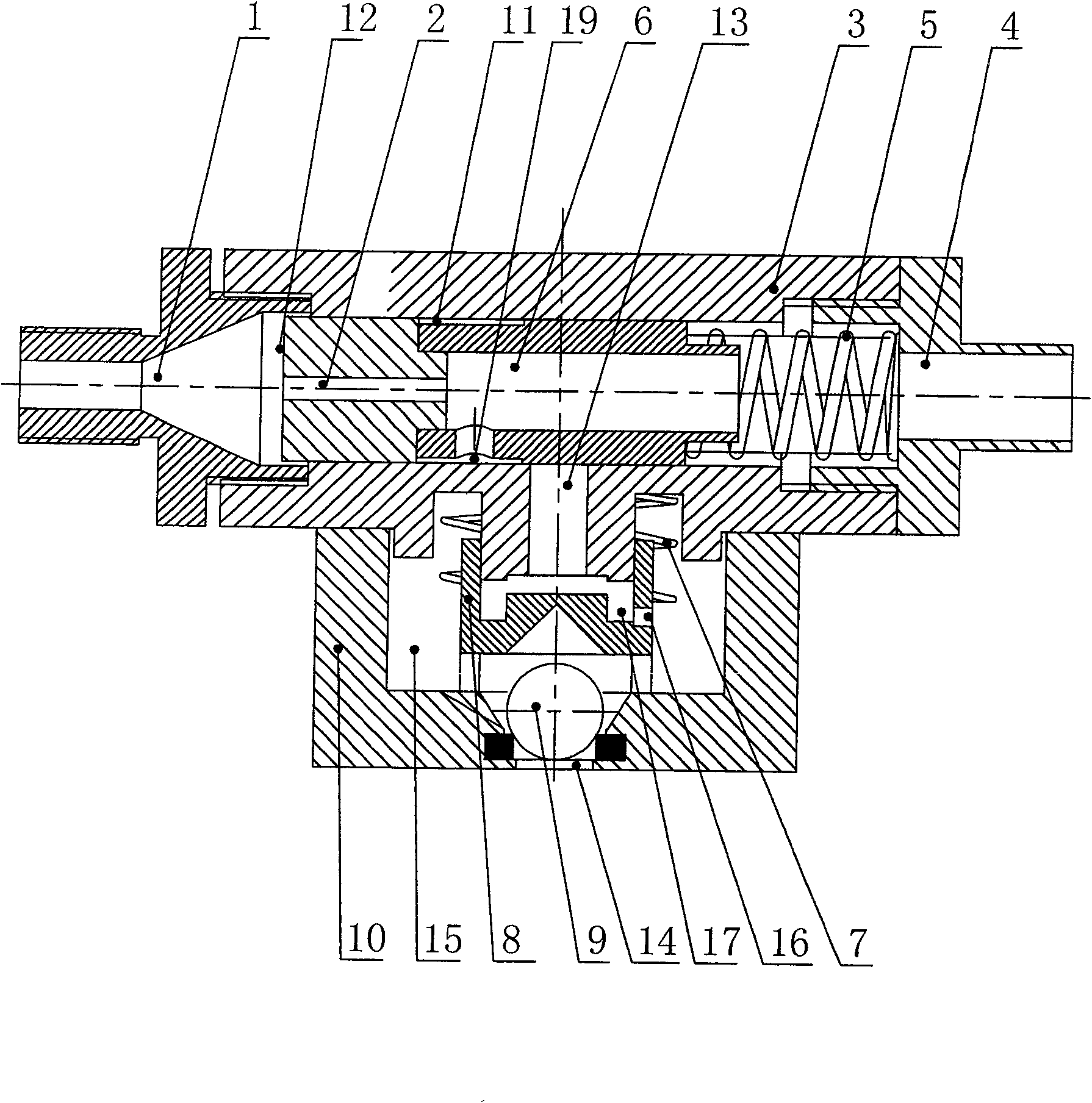 Self-reset leak-proof air ejection system