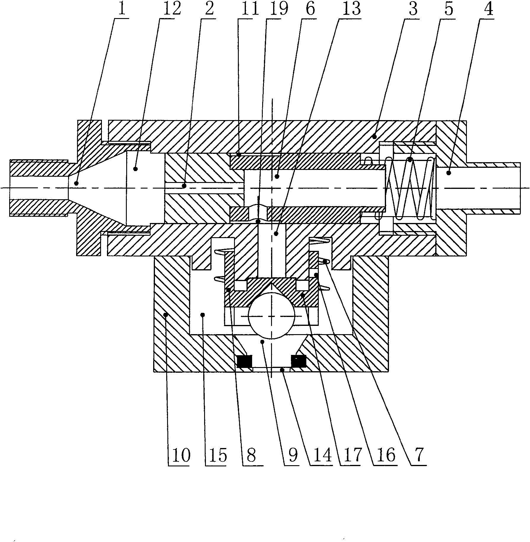 Self-reset leak-proof air ejection system