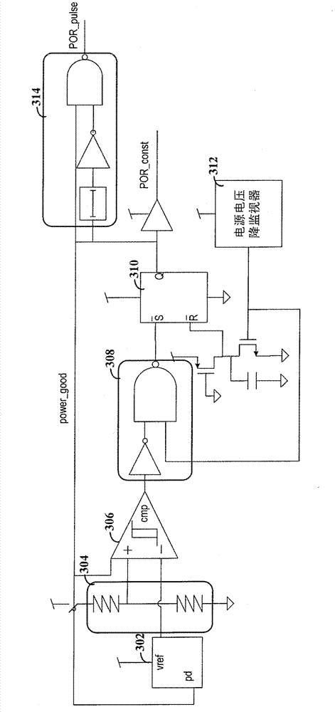 Power-on-reset circuit with low power consumption