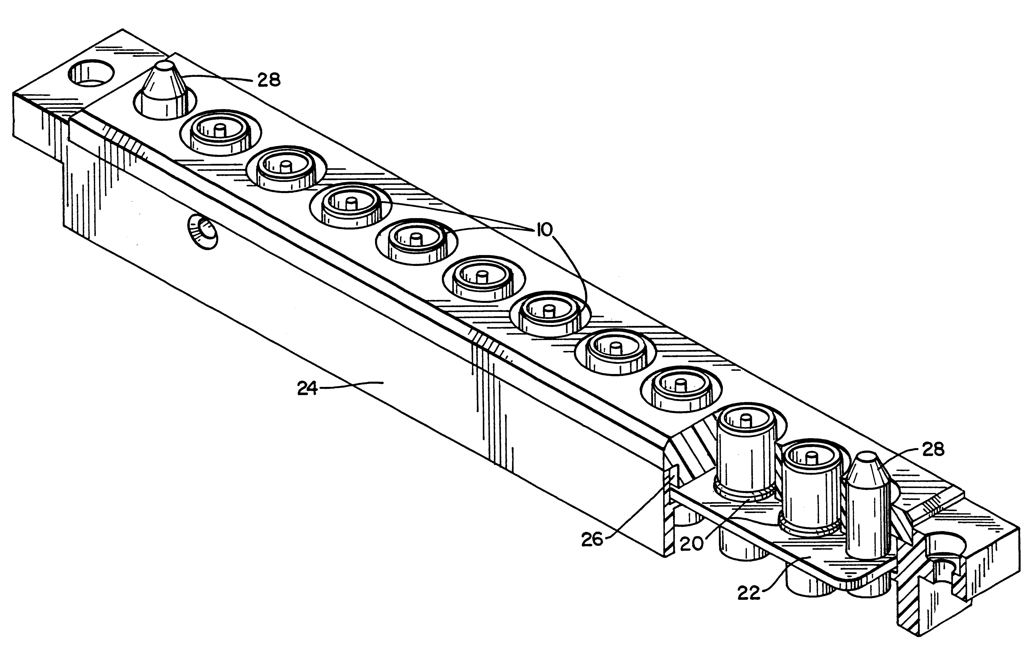 Planar blind-mate connectors