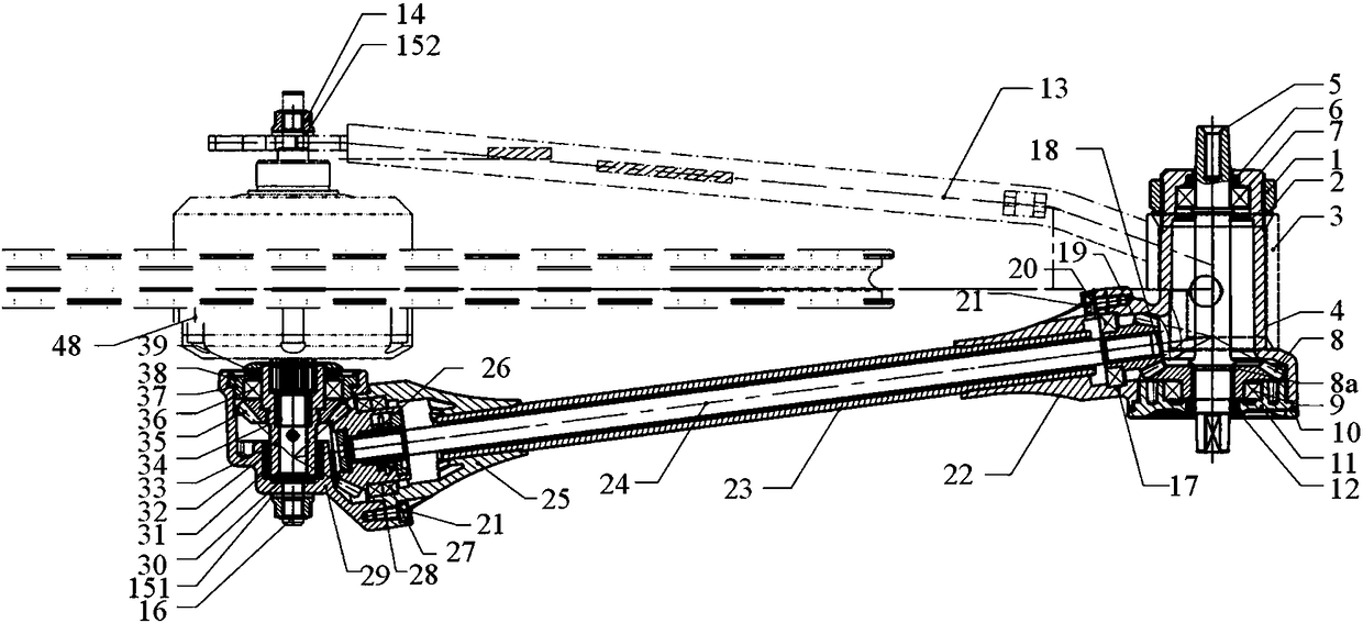 A rear wheel drive mechanism of a bicycle or an electric bicycle