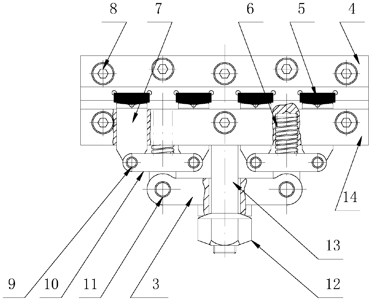 Multi-station floating clamper for clamping sheet workpieces