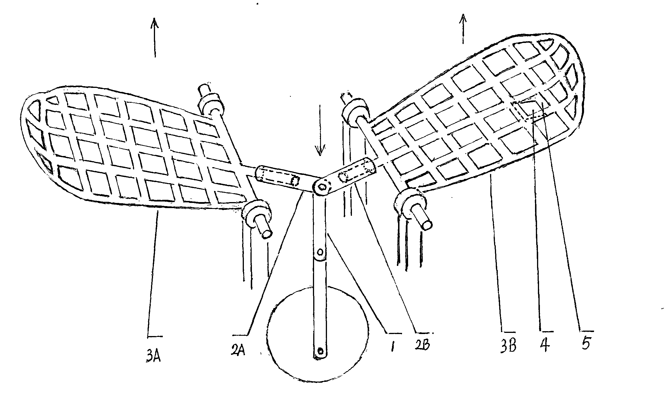 Large bird flying machine