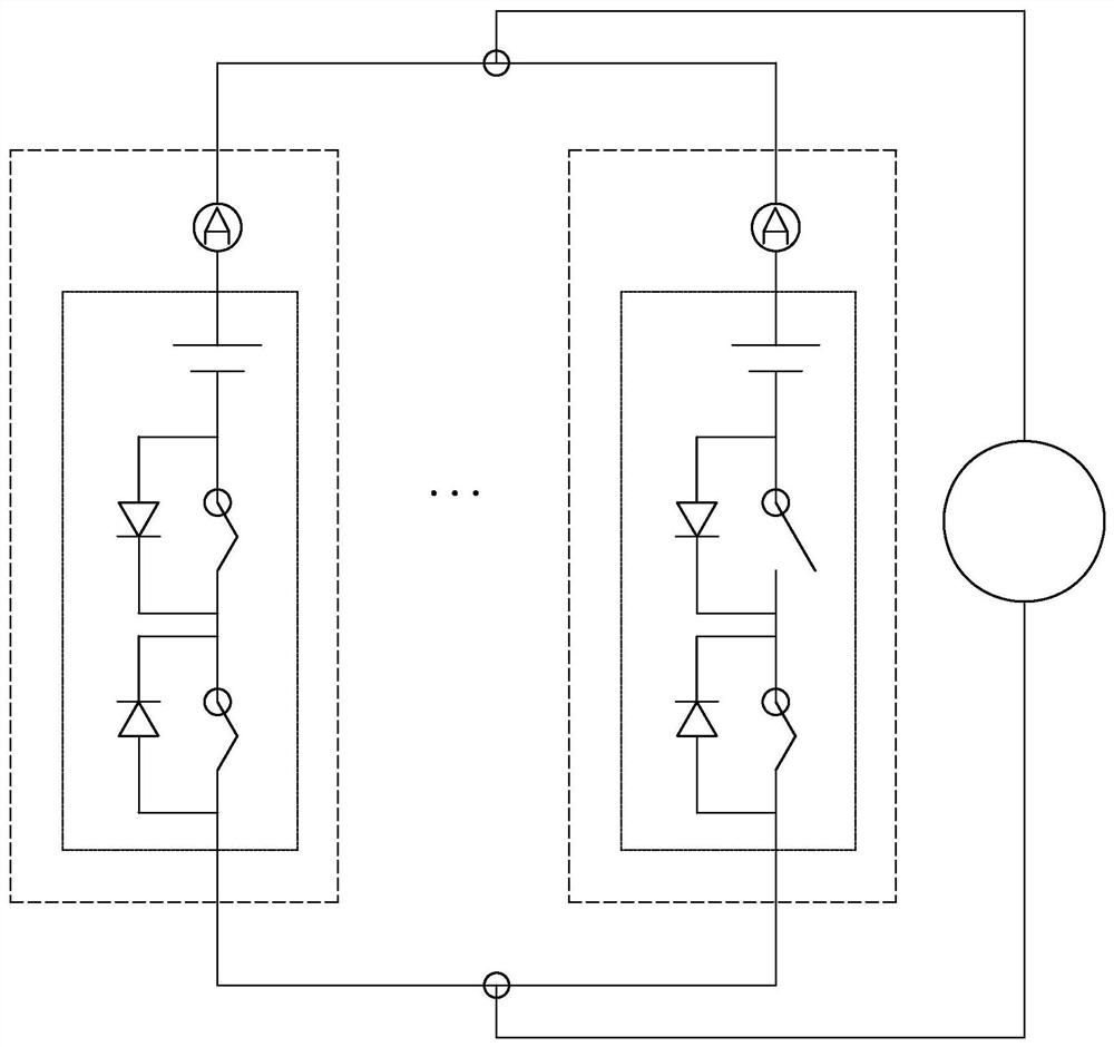 Dynamic parallel operation circuit and method for low-voltage household energy storage system