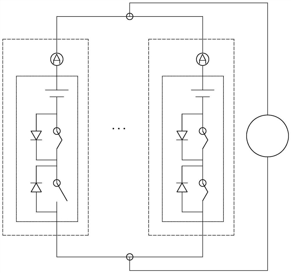 Dynamic parallel operation circuit and method for low-voltage household energy storage system