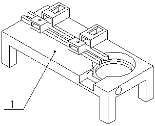 A CNC aluminum profile sawing machine