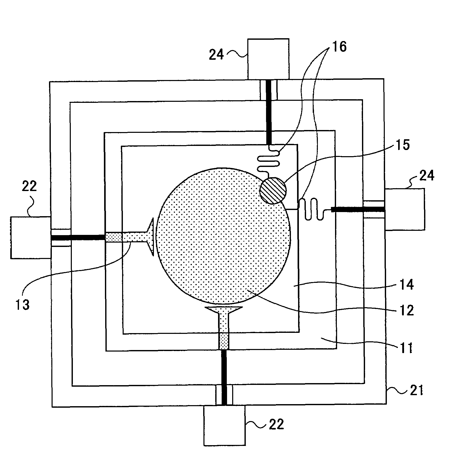 Superconducting tunable filter having a patch resonator pattern tuned by a variable dielectric constant top plate