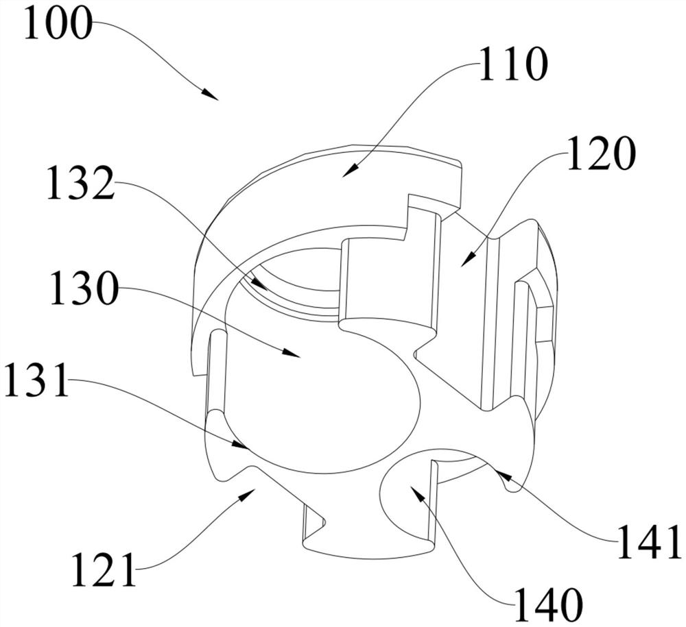 Lens mount, distal module, endoscope and method