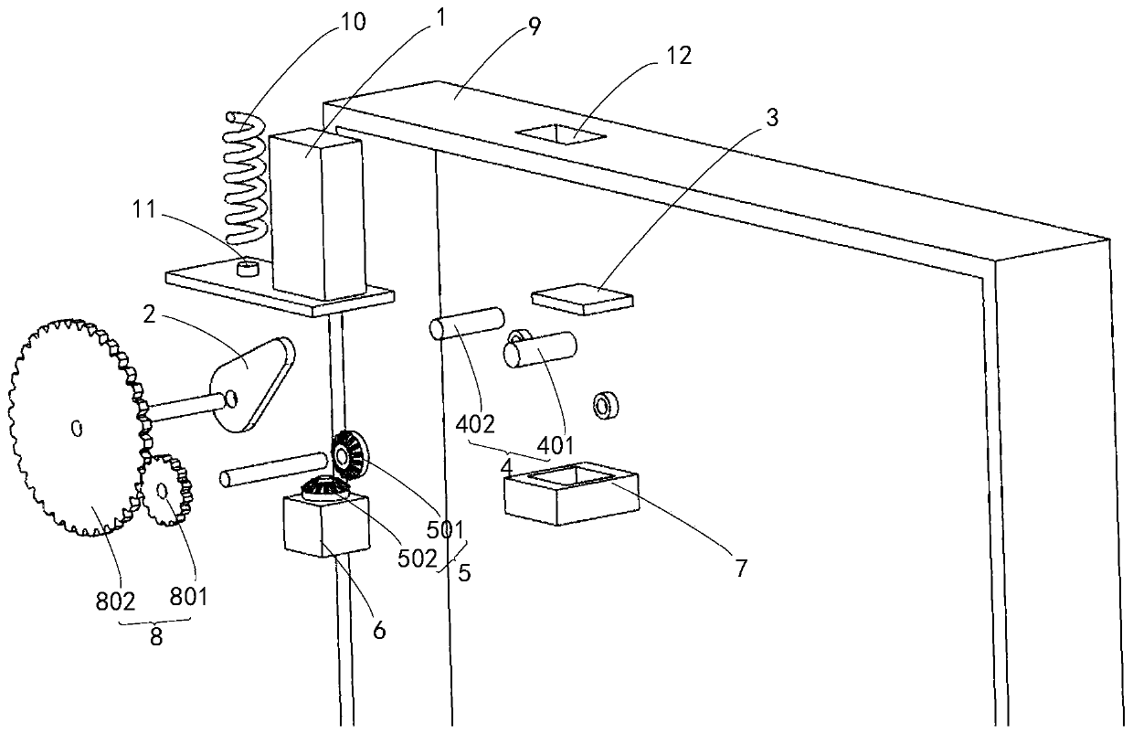 A camera telescopic structure and camera shooting equipment