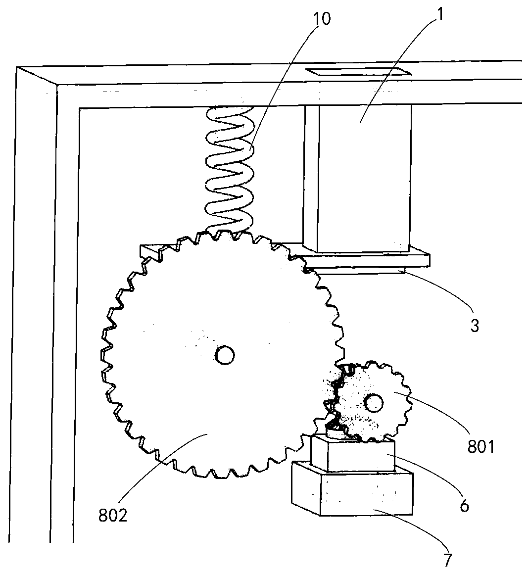 A camera telescopic structure and camera shooting equipment