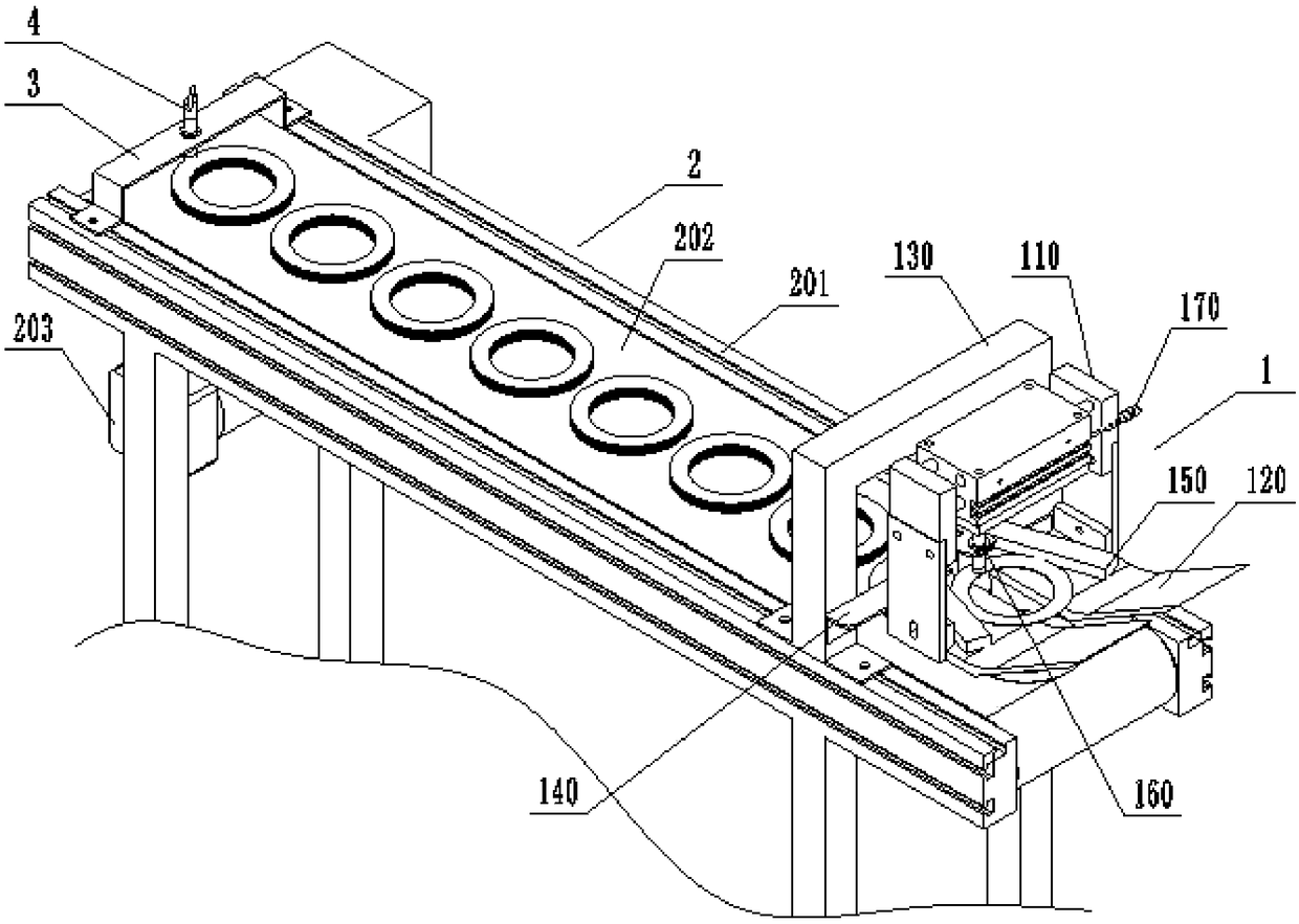 Control method of circuit system of counting and stacking machine