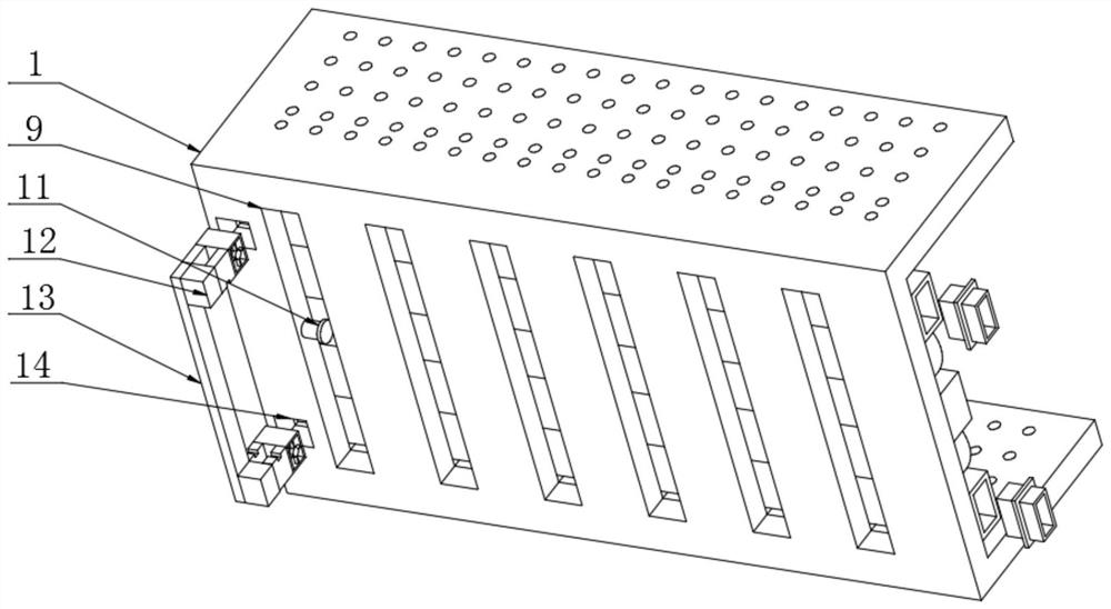 A corrugated bridge with wind circulation system