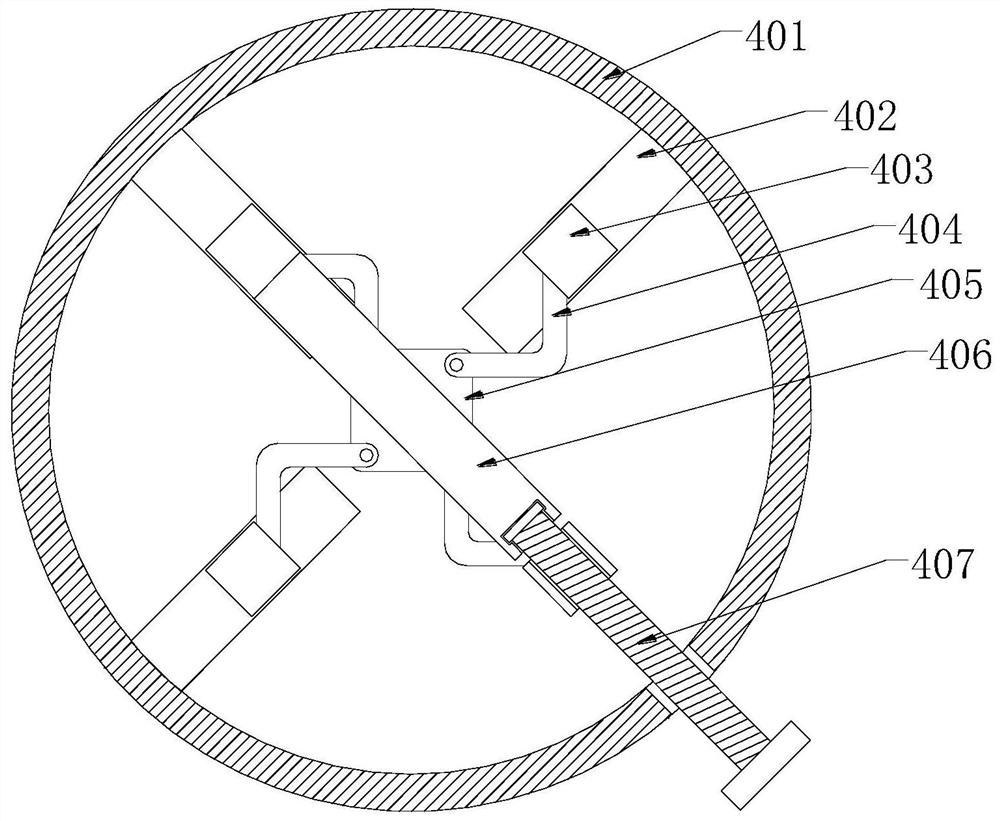 Flexible bearing structure of large-span building curtain wall