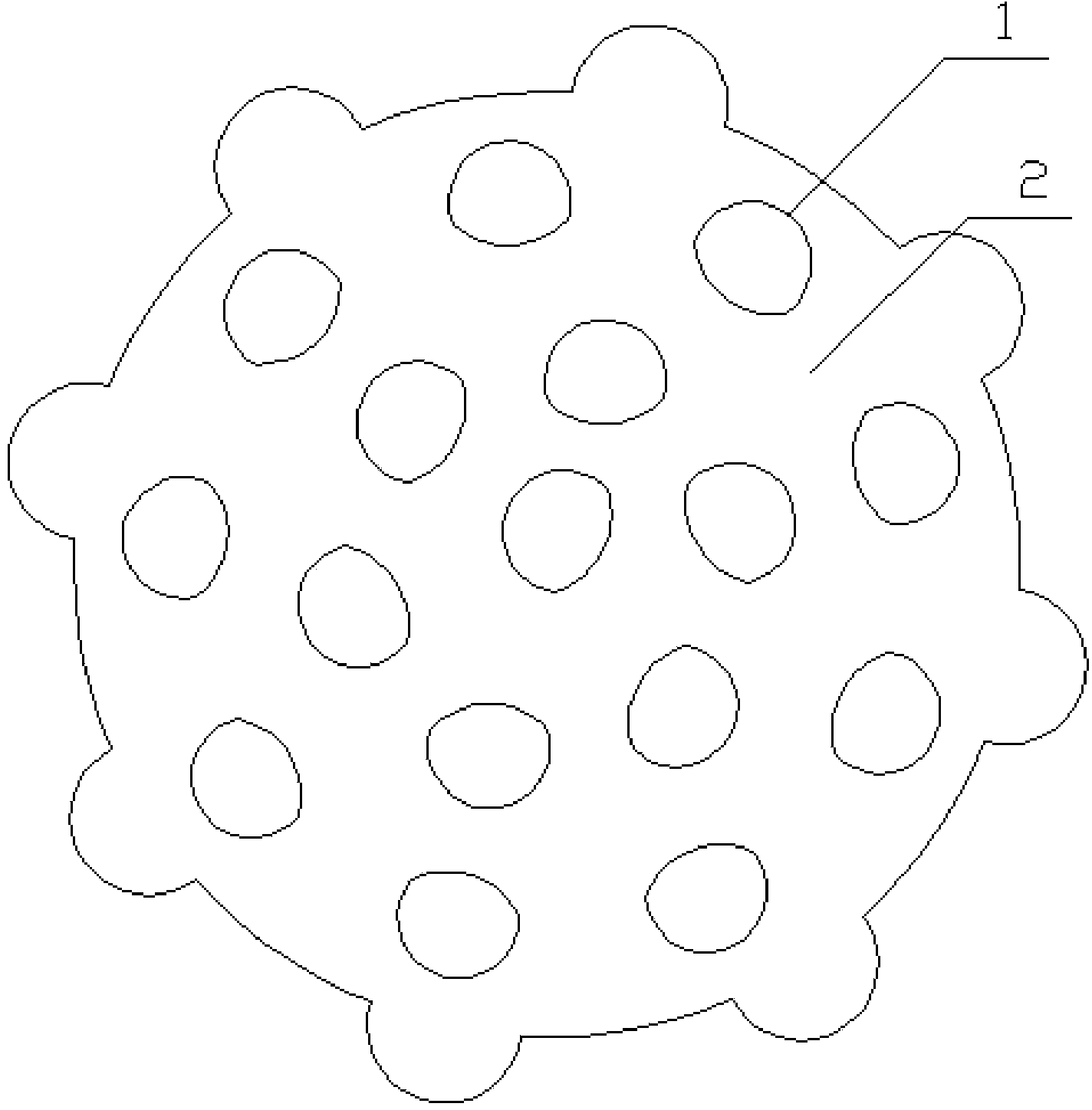 Special-shaped hydrogel functional dressing and preparation method thereof