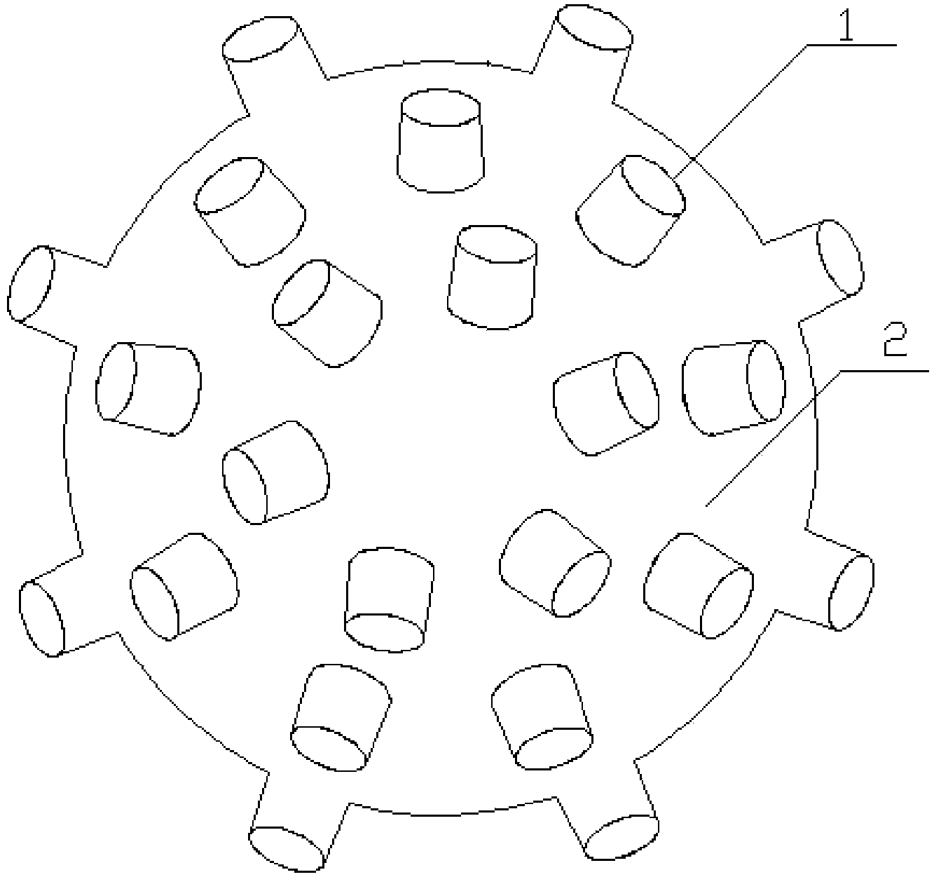 Special-shaped hydrogel functional dressing and preparation method thereof