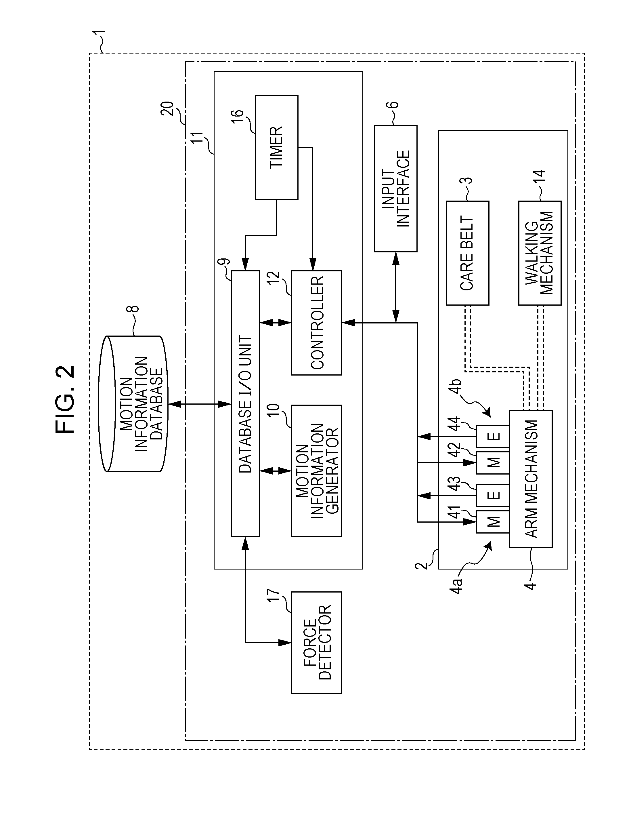 Standing/sitting motion assist system, standing/sitting motion assist method, standing/sitting motion assist robot, and non-transitory computer-readable recording medium