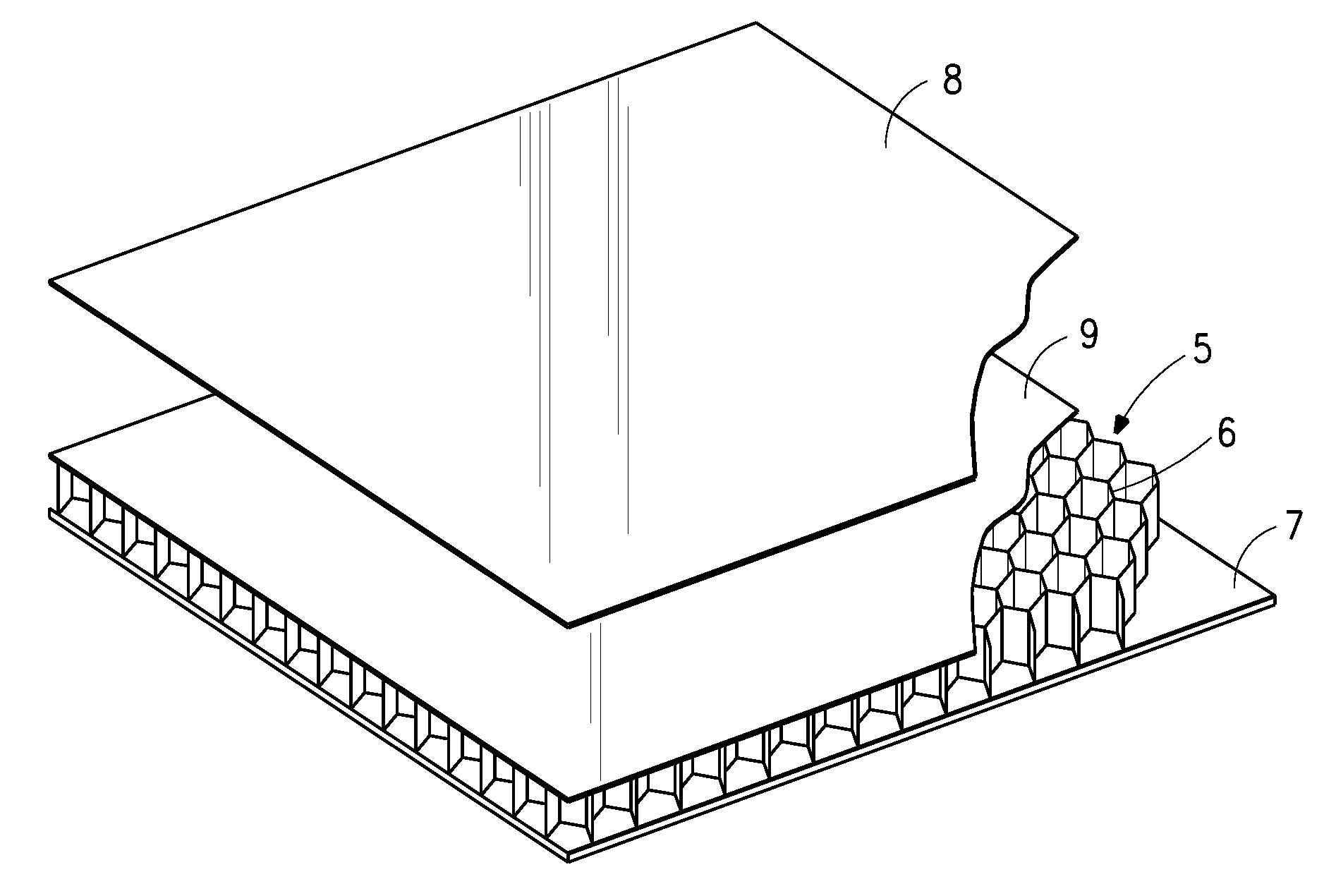 Composite panels having improved fluid impermeability