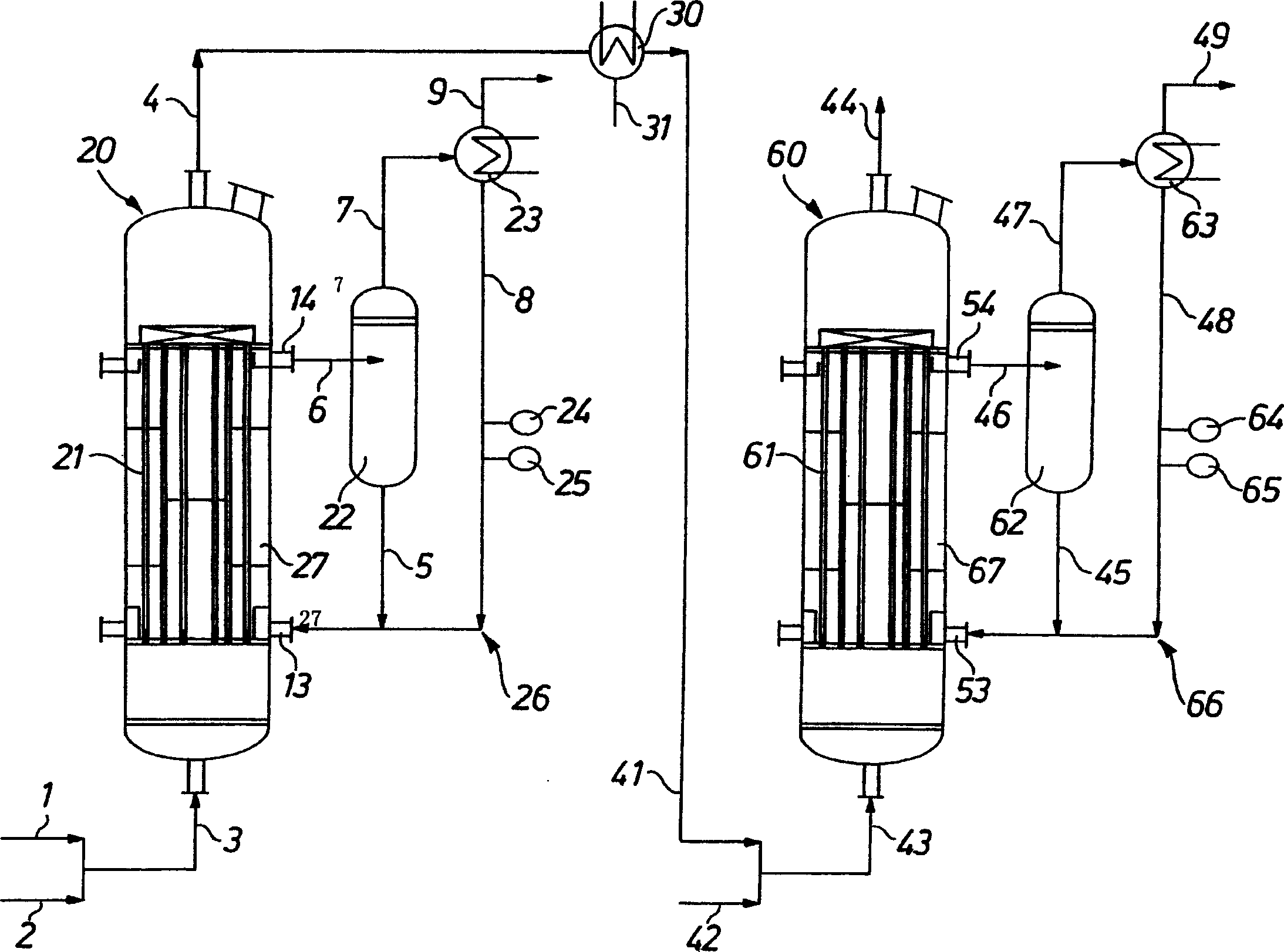 Phosgene producing method and equipment