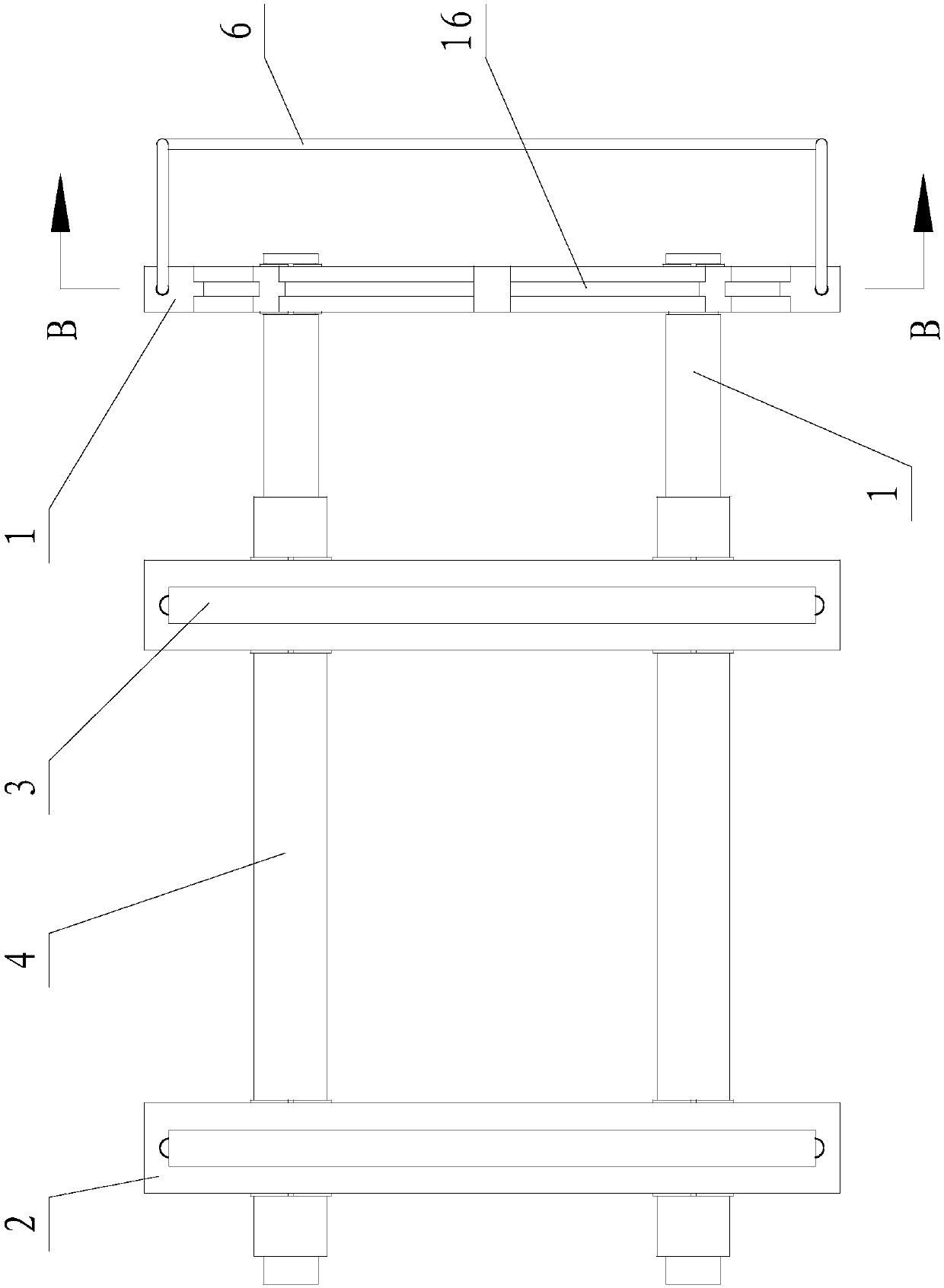 Sliding track bracket for fixing deep sea pressure-resistant cabin