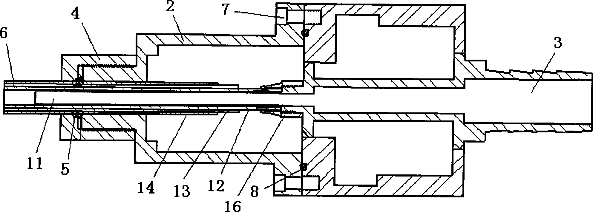 Multifunctional water tight connector of underwater towrope