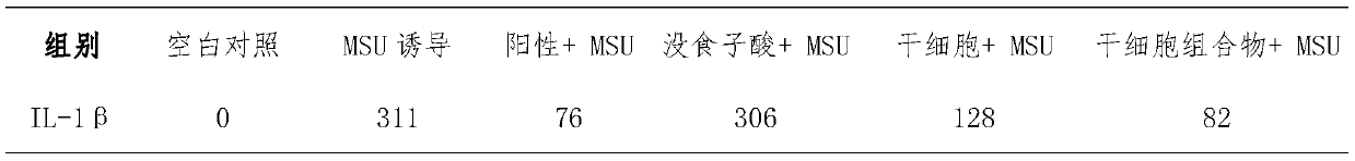 Stem cell composition and application thereof