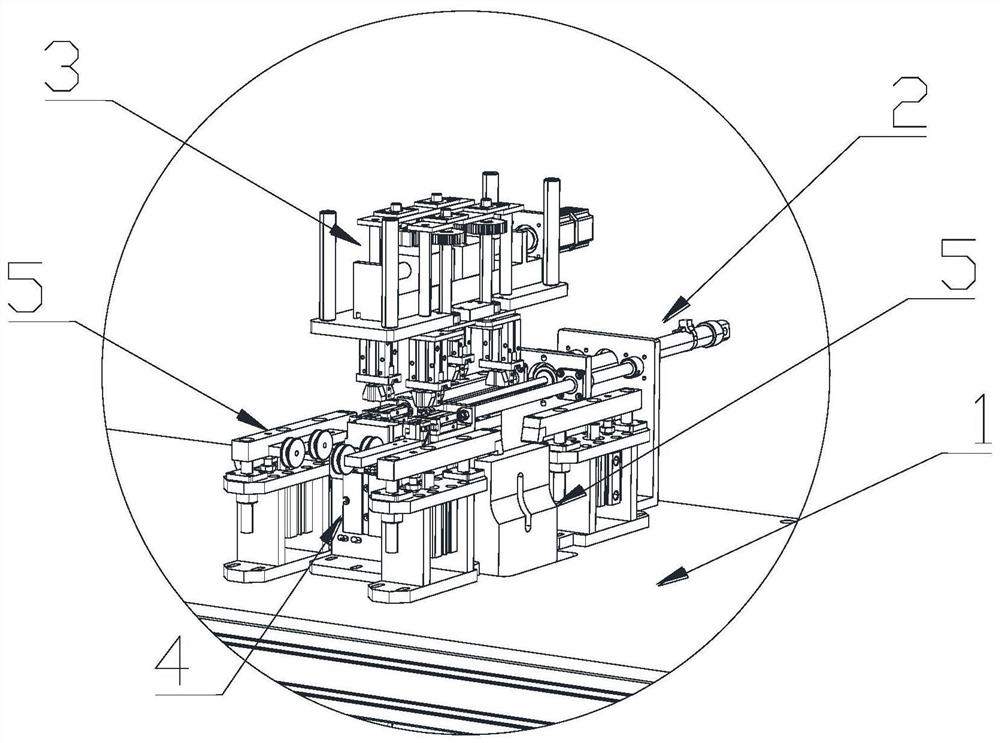 Ear wire welding device for planar mask machine