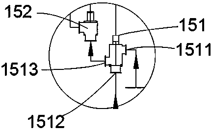 Series targeted adsorption and parallel desorption organic waste gas treatment device