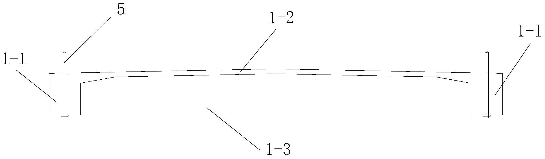 Joint section structure for hybrid beam cable-stayed bridge and construction method thereof