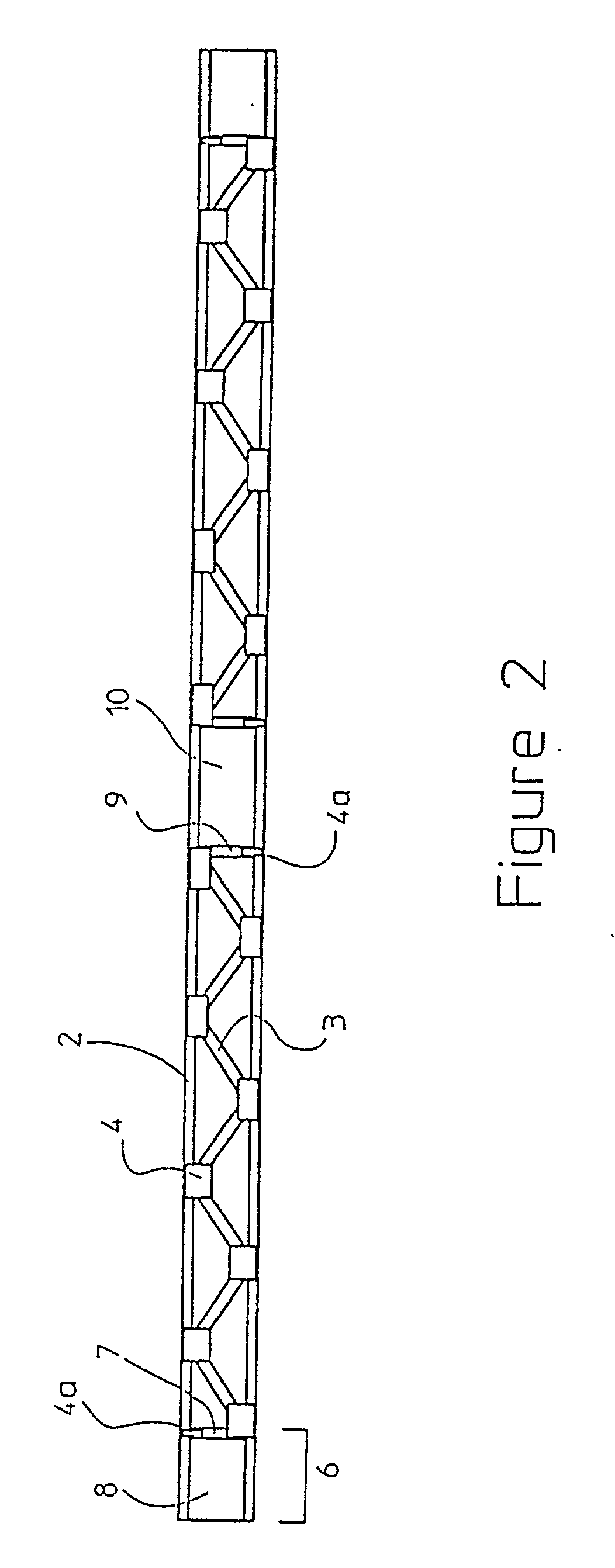 Variable length truss and method for producing the same