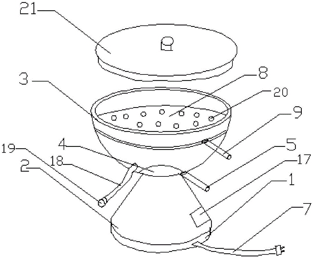 Egg boiling machine with automatic shelling function