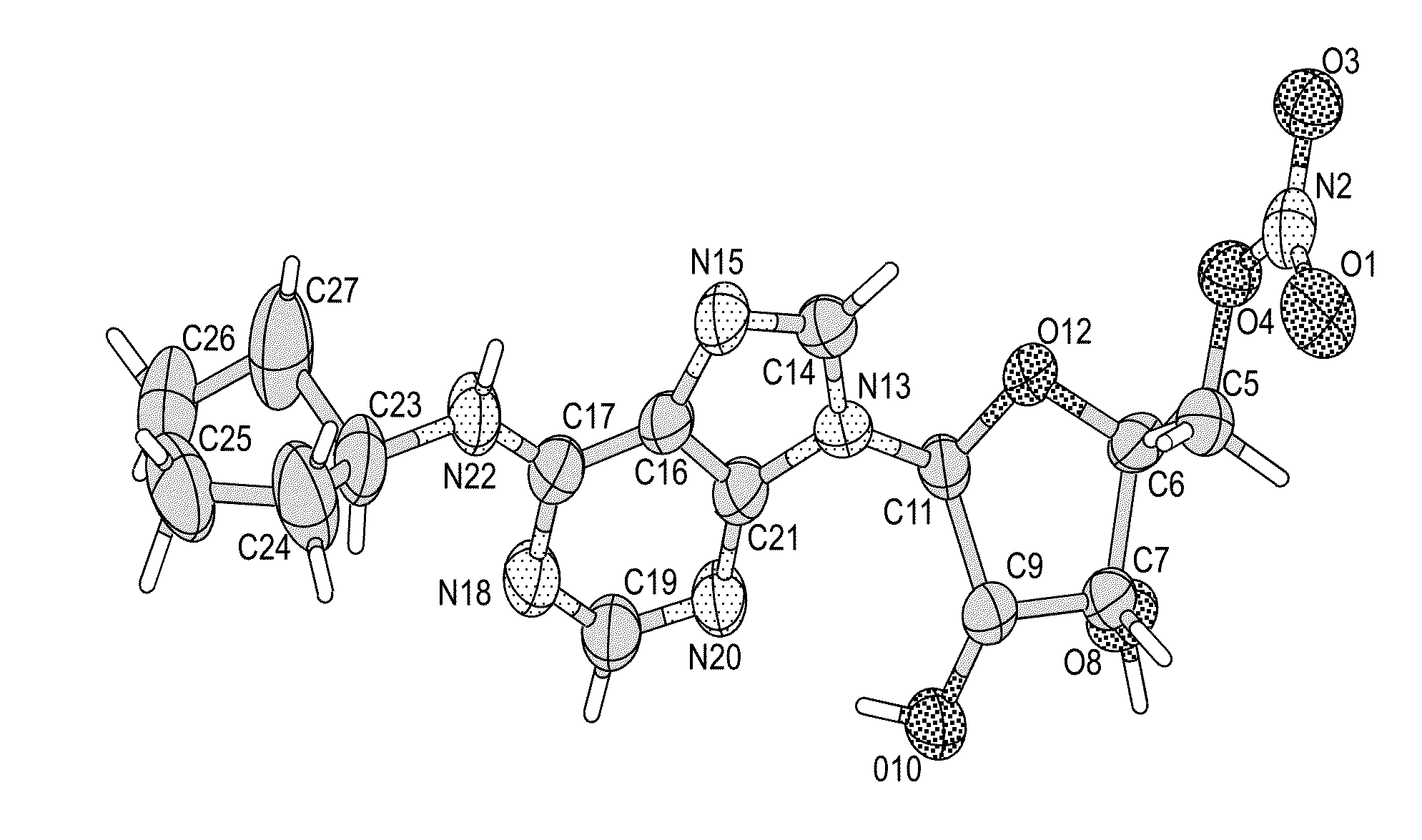 Anhydrous polymorphs of [(2r,3s,4r,5r)-5-(6-(cyclopentylamino)-9h-purin-9-yl)-3,4-dihydroxytetrahydrofuran-2-yl)] methyl nitrate and processes of preparation thereof