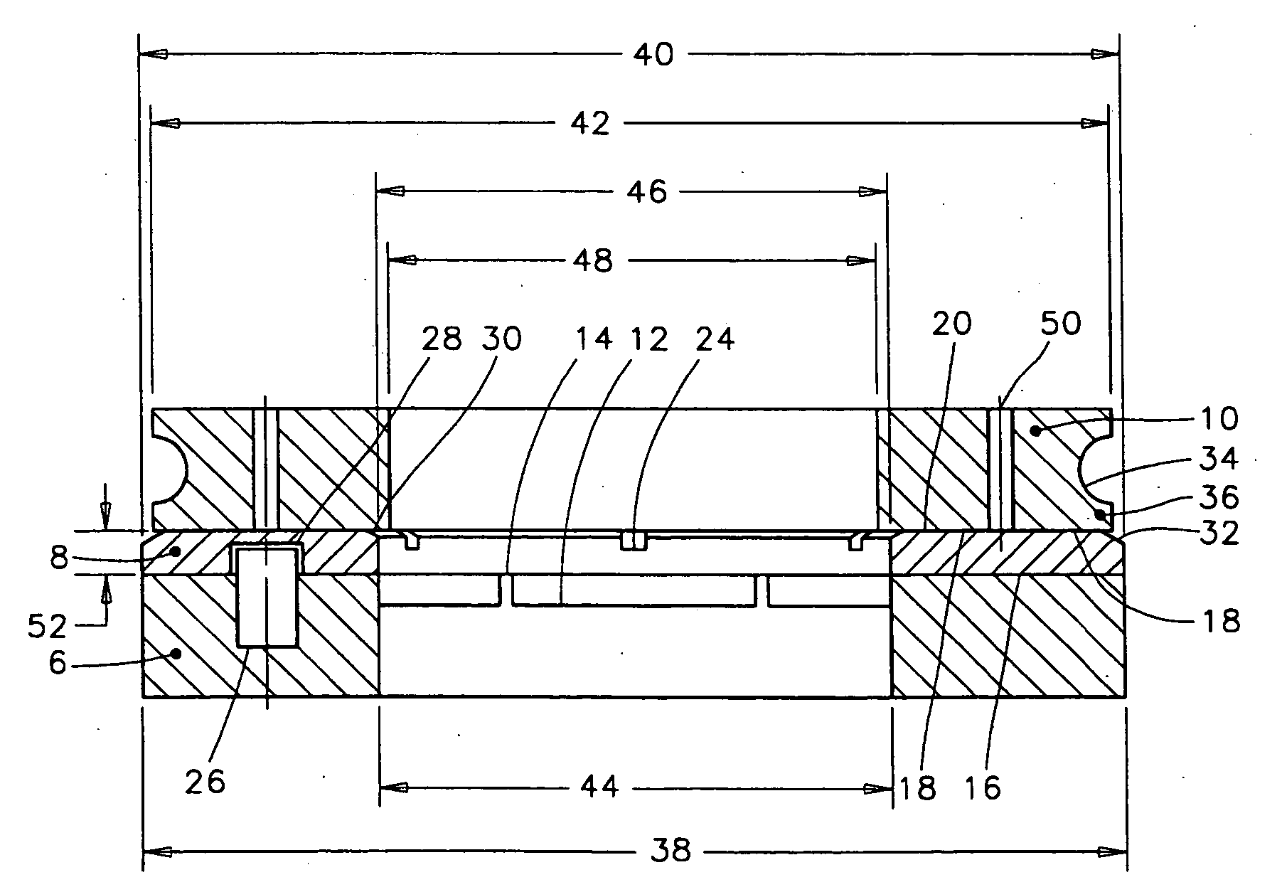 Hydrodynamic thrust bearing assembly