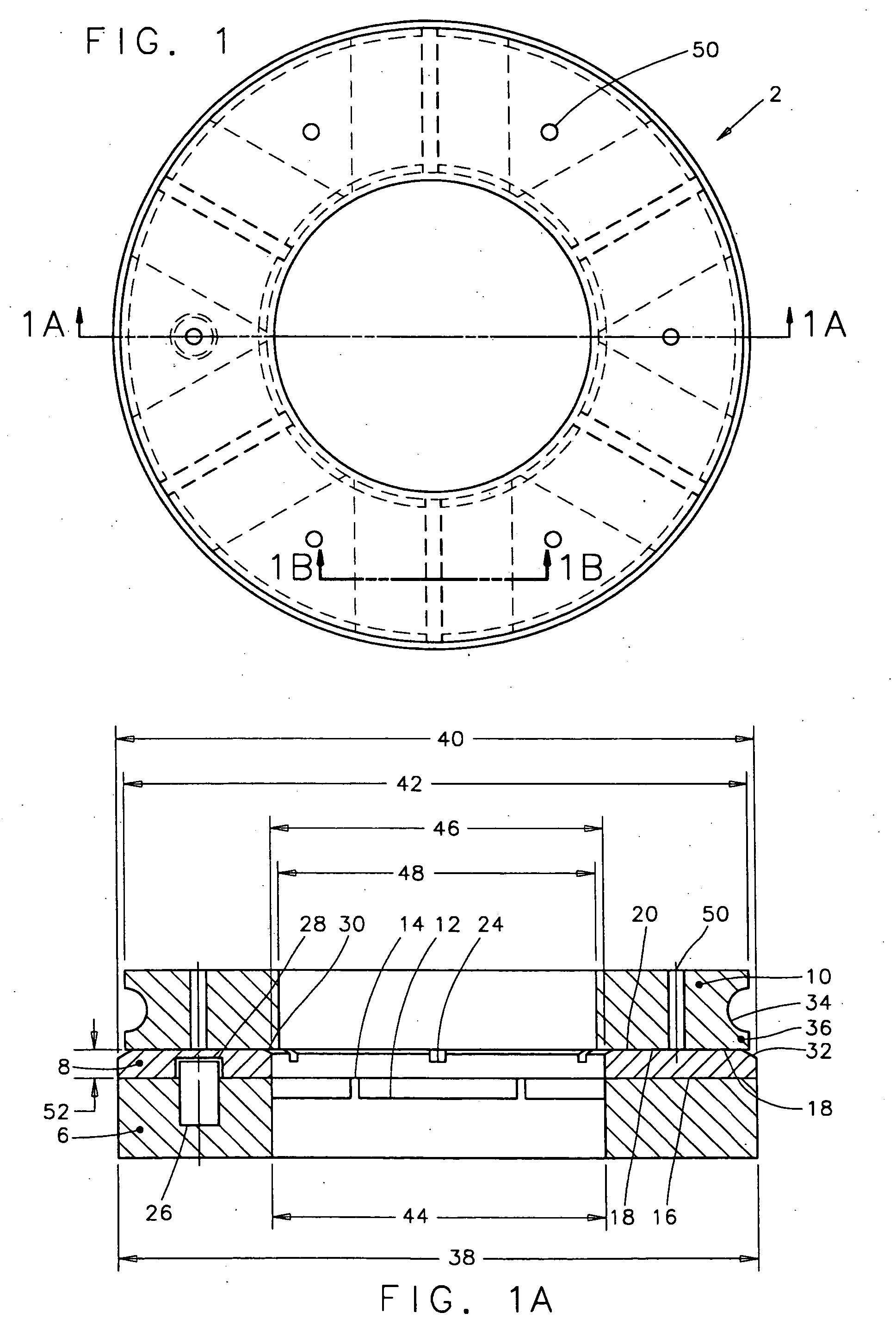 Hydrodynamic thrust bearing assembly