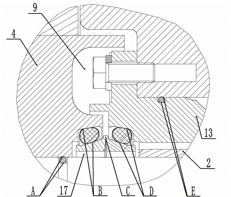 Working device articulating mechanism