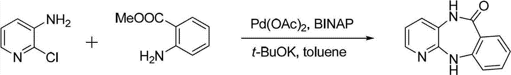 Method for synthesizing pirenzepine hydrochloride