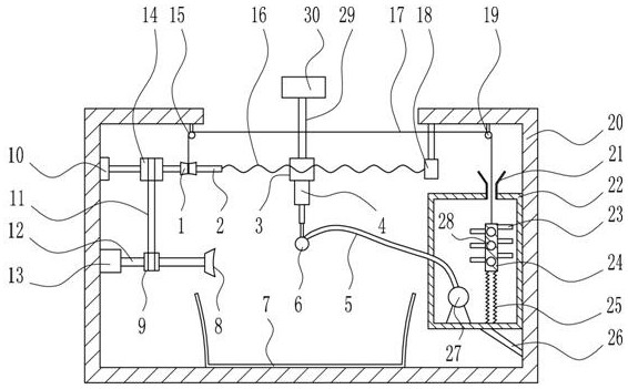 A high-efficiency paint spraying device for zinc alloy tubes