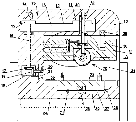 Dust-free heat insulation board automatic cutting device