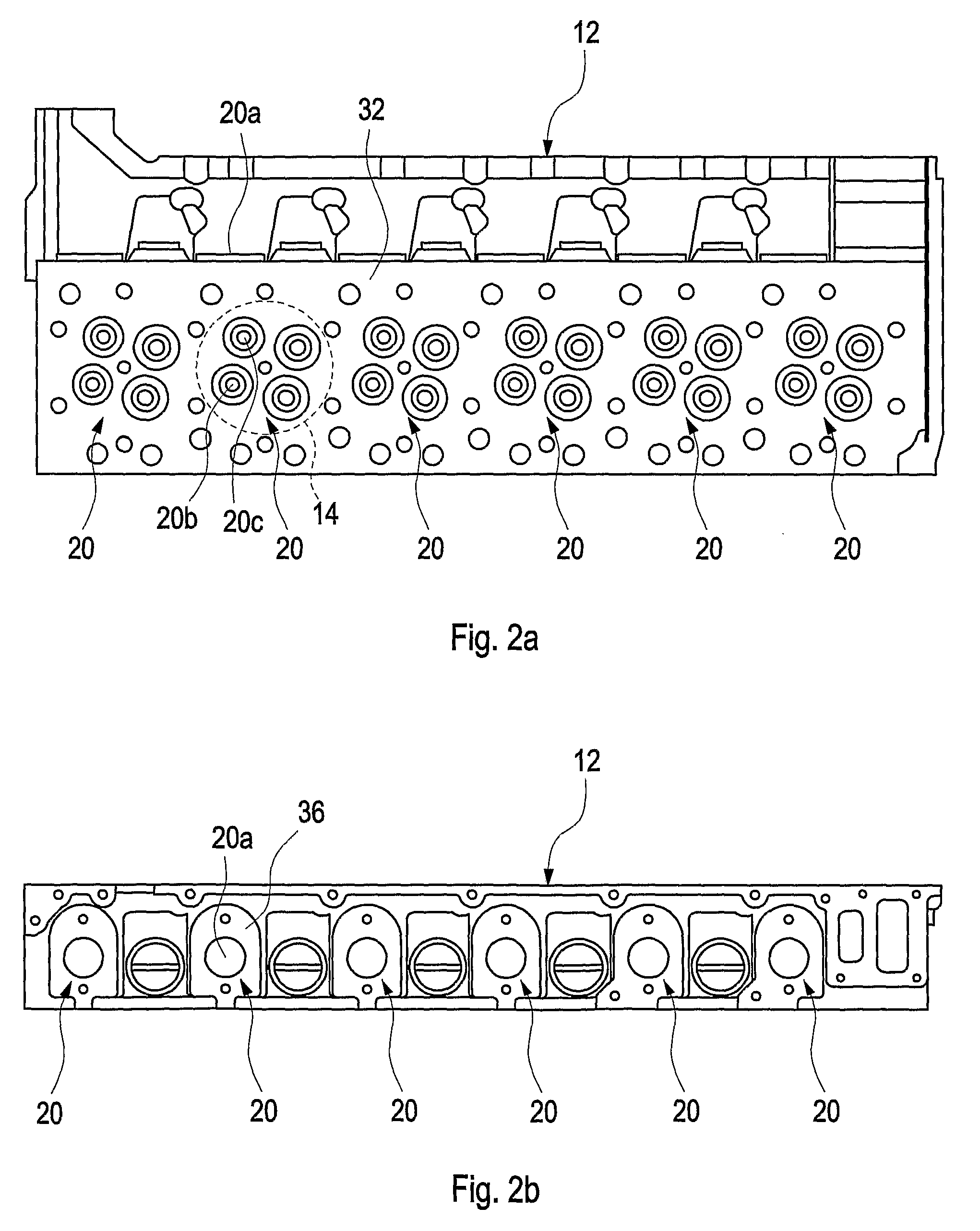 Method for coating an exhaust port and apparatus for performing the method