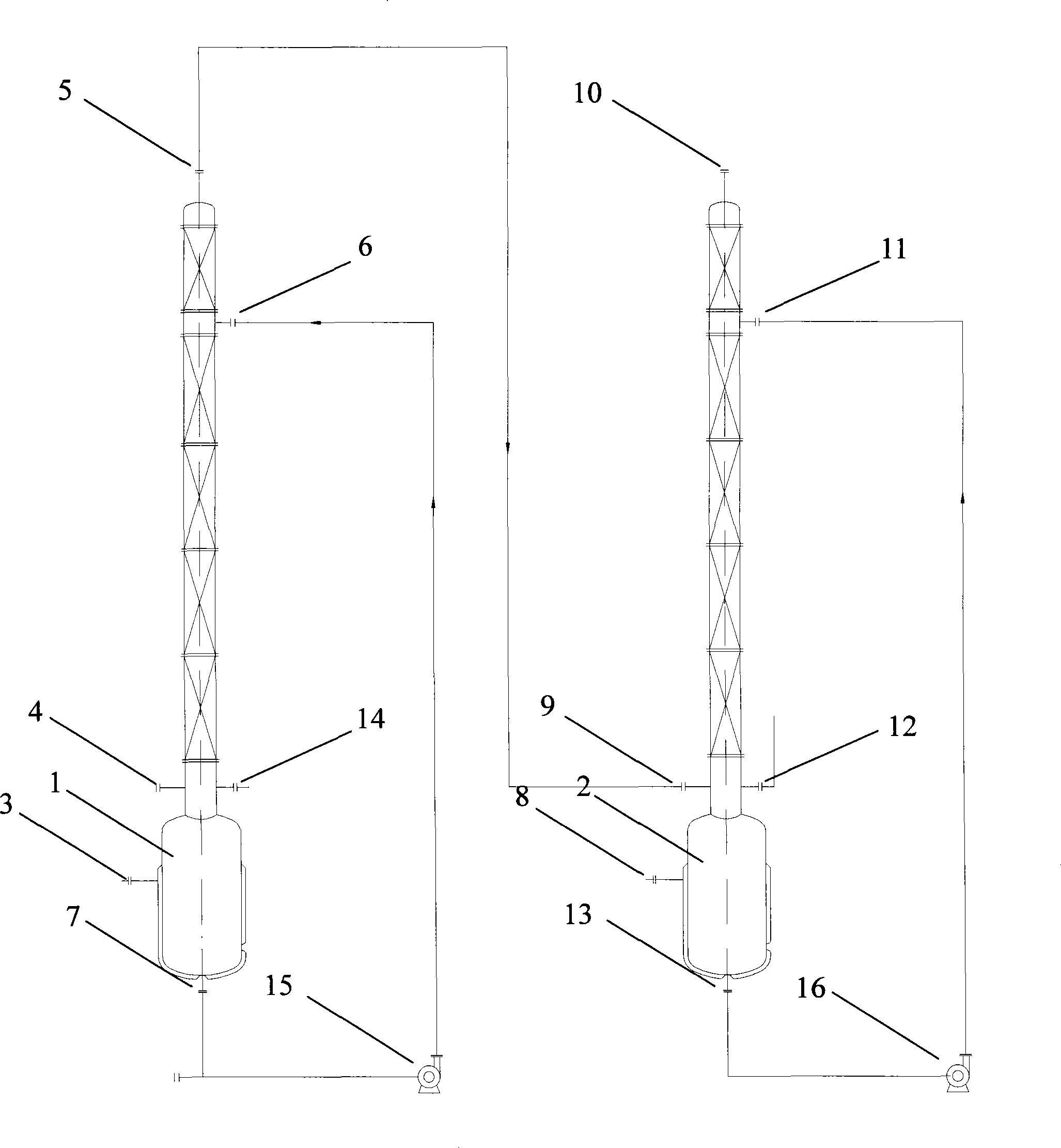 Method for separating fluorine hydride from 1,1-difluoroethane production