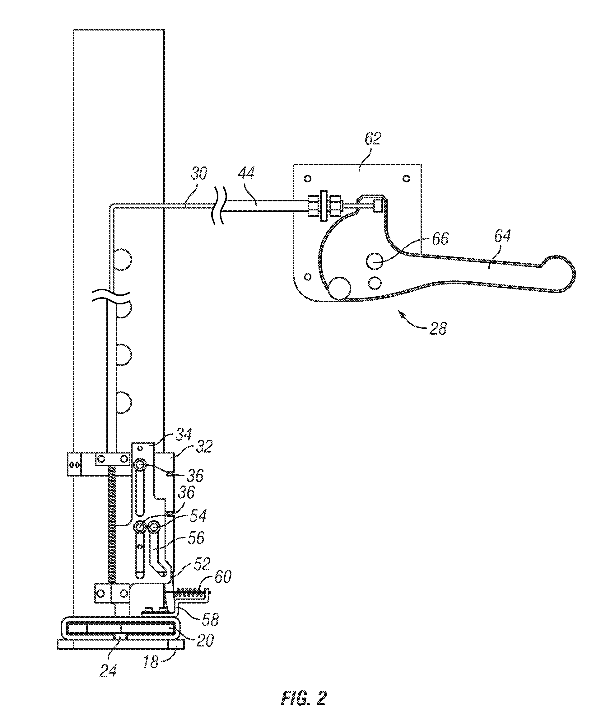 Gooseneck trailer hitch actuator