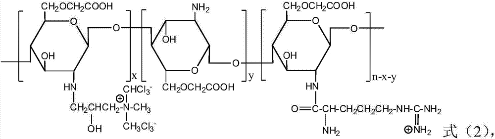 Efficient and safe chitosan derivative-based disinfection liquid and preparation method thereof