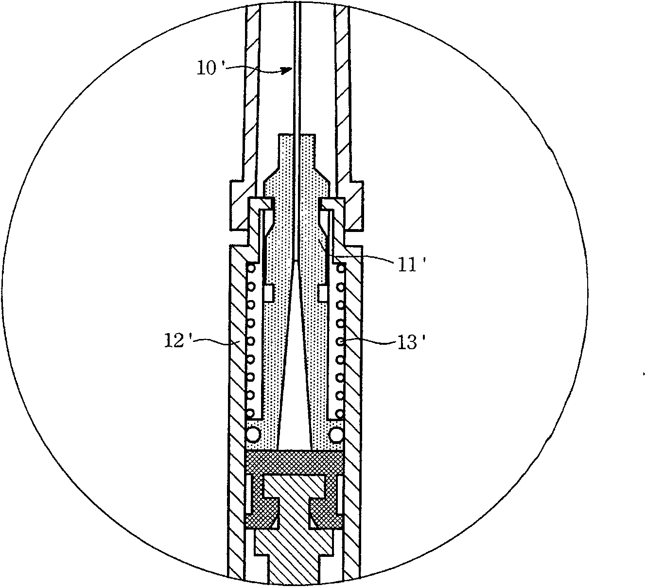 Safe medicament injection apparatus for medical treatment and push bar assembly for medicament injection for medical treatment